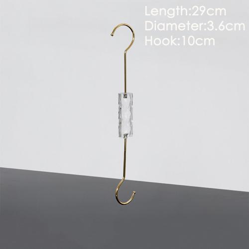 Multifunctional acrylic s hook transparent color s hook double head s hook s type plastic hook environmental protection display hook