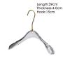 Factory wholesale hook not broken teeth 360°rotating acrylic hanger crystal transparent hanger clothing store customization