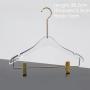 Clothing store transparent acrylic crystal hanger special non-slip hanger for wedding dress without trace hanger can be customized logo Clothing store transparent acrylic crystal hanger special non-slip hanger for wedding dress without trace hanger can be customized logo