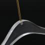 Clothing store transparent acrylic crystal hanger special non-slip hanger for wedding dress without trace hanger can be customized logo Clothing store transparent acrylic crystal hanger special non-slip hanger for wedding dress without trace hanger can be customized logo