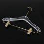 Clothing store transparent acrylic crystal hanger special non-slip hanger for wedding dress without trace hanger can be customized logo Clothing store transparent acrylic crystal hanger special non-slip hanger for wedding dress without trace hanger can be customized logo