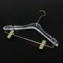 Clothing store transparent acrylic crystal hanger special non-slip hanger for wedding dress without trace hanger can be customized logo