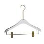 Clothing store transparent acrylic crystal hanger special non-slip hanger for wedding dress without trace hanger can be customized logo Clothing store transparent acrylic crystal hanger special non-slip hanger for wedding dress without trace hanger can be customized logo