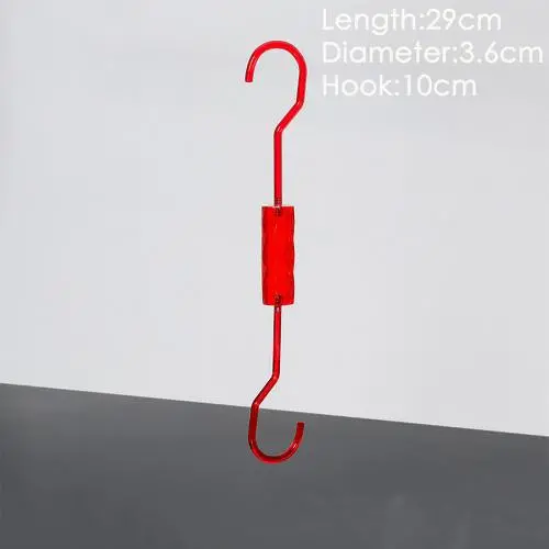 Factory wholesale custom acrylic hanger transparent red crystal double head hook transparent crystal jewelry hanger hook Factory wholesale custom acrylic hanger transparent red crystal double head hook transparent crystal jewelry hanger hook