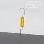 Factory customized multi-purpose transparent yellow S-shaped double-headed hook crystal S hook creative hanger coat hook wholesale Factory customized multi-purpose transparent yellow S-shaped double-headed hook crystal S hook creative hanger coat hook wholesale