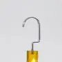 Factory customized multi-purpose transparent yellow S-shaped double-headed hook crystal S hook creative hanger coat hook wholesale Factory customized multi-purpose transparent yellow S-shaped double-headed hook crystal S hook creative hanger coat hook wholesale