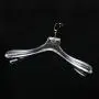 Transparent acrylic crystal high neck hanger plexiglass garment hanger acrylic seamless high-end hanger Transparent acrylic crystal high neck hanger plexiglass garment hanger acrylic seamless high-end hanger