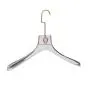 Transparent acrylic crystal high neck hanger plexiglass garment hanger acrylic seamless high-end hanger Transparent acrylic crystal high neck hanger plexiglass garment hanger acrylic seamless high-end hanger