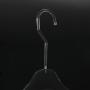 Factory wholesale custom acrylic hanger crystal clear black round head hanger clothing store clear crystal hanger