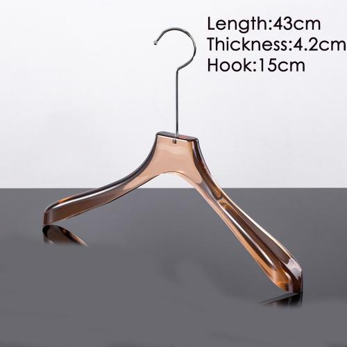 Custom acrylic hangers, high-end hangers, home seamless hangers, transparent crystal hangers, pants rack manufacturers wholesale