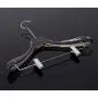 Acrylic transparent hanger Transparent black high-end hanger To map processing square head acrylic pants hanger wholesale Acrylic transparent hanger Transparent black high-end hanger To map processing square head acrylic pants hanger wholesale