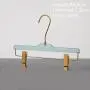 Factory custom transparent crystal hanger acrylic pants rack custom high-end hotel clothing store clothes hanging custom logo Factory custom transparent crystal hanger acrylic pants rack custom high-end hotel clothing store clothes hanging custom logo