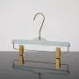 Factory custom transparent crystal hanger acrylic pants rack custom high-end hotel clothing store clothes hanging custom logo Factory custom transparent crystal hanger acrylic pants rack custom high-end hotel clothing store clothes hanging custom logo