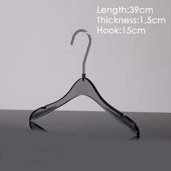 Clothing store transparent hanger acrylic wedding dress hanger household crystal women's clothing hanger custom high-end hotel hanger