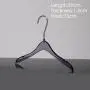 Clothing store transparent hanger acrylic wedding dress hanger household crystal women's clothing hanger custom high-end hotel hanger