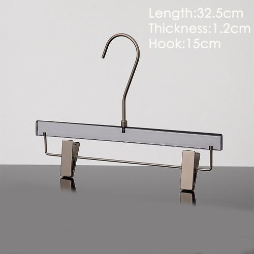 Pants rack clothing store transparent hanger acrylic pants rack stock women's clothes hanger custom high-end hotel pants rack