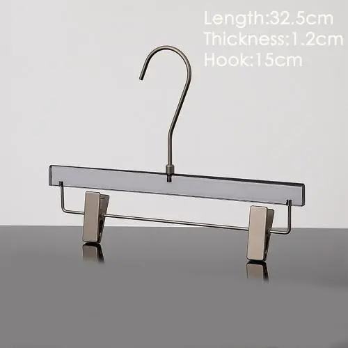 Pants rack clothing store transparent hanger acrylic pants rack stock women's clothes hanger custom high-end hotel pants rack Pants rack clothing store transparent hanger acrylic pants rack stock women's clothes hanger custom high-end hotel pants rack