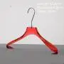 Non-marking high-end hanger red crystal transparent clothes support for wedding dress shop can be customized direct sale acrylic