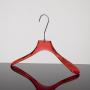 Non-marking high-end hanger red crystal transparent clothes support for wedding dress shop can be customized direct sale acrylic