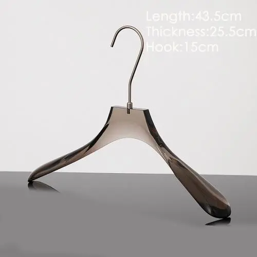 Direct selling acrylic seamless high-end hanger red crystal transparent clothes support for wedding dress shop can be customized Direct selling acrylic seamless high-end hanger red crystal transparent clothes support for wedding dress shop can be customized