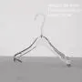 Factory direct sales of high-end acrylic hangers, household clothing stores, crystal transparent hangers, bridal shops, seamless clothes hooks Factory direct sales of high-end acrylic hangers, household clothing stores, crystal transparent hangers, bridal shops, seamless clothes hooks