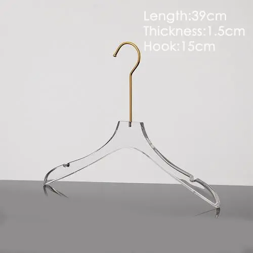 Acrylic transparent hanger stock hanger high-end hanger transparent children acrylic hanger clothing store Acrylic transparent hanger stock hanger high-end hanger transparent children acrylic hanger clothing store