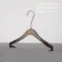 Adult acrylic clothing clothes support clothes hanging wardrobe acrylic transparent hangers clothing store clothes hanging crystal high-end