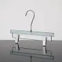 Pants rack clothing store transparent hanger acrylic pants rack household crystal women's clothing hanger custom high-end hotel pants rack