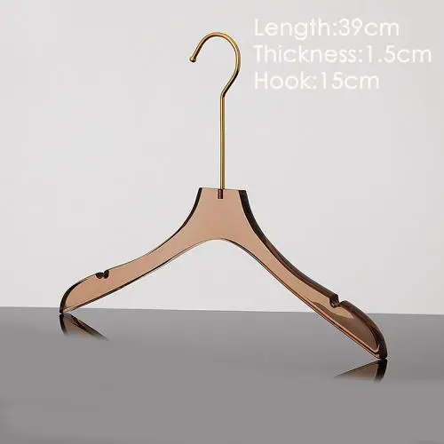 Factory custom hangers clothing store hangers high-end hangers transparent hangers acrylic hangers acrylic hangers