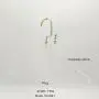 Luxury clear Acrylic Transparent Clothes hanger with clear plastic hangers gold hooks