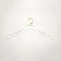 Luxury clear Acrylic Transparent Clothes hanger with clear plastic hangers gold hooks