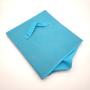 large capacity collapsible non woven cardboard drawer storage boxes with grommet non woven fabric Blue Storage Box