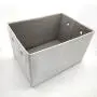 Premium large capacity collapsible non woven cardboard drawer storage boxes with grommet non woven fabric Grey Storage Box Premium large capacity collapsible non woven cardboard drawer storage boxes with grommet non woven fabric Grey Storage Box