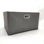 Premium large capacity collapsible non woven cardboard drawer storage boxes with grommet non woven fabric Grey Storage Box Premium large capacity collapsible non woven cardboard drawer storage boxes with grommet non woven fabric Grey Storage Box