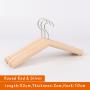 Unfinished Natural Solid Wooden Clothes Hangers Wood Suit Coat Jacket Hanger with Extra Smoothly Cut Notches and Bar - 360°Stronger Rotatable Hook,32cm 2cm thickness kid hanger, 3packs, with anti-slip silicone insert Unfinished Natural Solid Wooden Clothes Hangers Wood Suit Coat Jacket Hanger with Extra Smoothly Cut Notches and Bar - 360°Stronger Rotatable Hook,32cm 2cm thickness kid hanger, 3packs, with anti-slip silicone insert