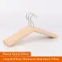Unfinished Natural Solid Wooden Clothes Hangers Wood Suit Coat Jacket Hanger with Extra Smoothly Cut Notches and Bar - 360°Stronger Rotatable Hook,32cm 2cm thickness kid hanger, 3packs, with anti-slip silicone insert Unfinished Natural Solid Wooden Clothes Hangers Wood Suit Coat Jacket Hanger with Extra Smoothly Cut Notches and Bar - 360°Stronger Rotatable Hook,32cm 2cm thickness kid hanger, 3packs, with anti-slip silicone insert