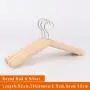 Unfinished Natural Solid Wooden Clothes Hangers Wood Suit Coat Jacket Hanger with Extra Smoothly Cut Notches and Bar - 360°Stronger Rotatable Hook,32cm 2.5cm thickness kid hanger, 3packs, with anti-slip silicone insert Unfinished Natural Solid Wooden Clothes Hangers Wood Suit Coat Jacket Hanger with Extra Smoothly Cut Notches and Bar - 360°Stronger Rotatable Hook,32cm 2.5cm thickness kid hanger, 3packs, with anti-slip silicone insert