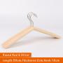 Unfinished Natural Solid Wooden Clothes Hangers Wood Suit Coat Jacket Hanger with Extra Smoothly Cut Notches and Bar - 360°Stronger Rotatable Hook,38cm 2cm thickness Lady Women hanger, 3packs Unfinished Natural Solid Wooden Clothes Hangers Wood Suit Coat Jacket Hanger with Extra Smoothly Cut Notches and Bar - 360°Stronger Rotatable Hook,38cm 2cm thickness Lady Women hanger, 3packs