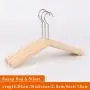 Unfinished Natural Solid Wooden Clothes Hangers Wood Suit Coat Jacket Hanger with Extra Smoothly Cut Notches and Bar - 360°Stronger Rotatable Hook,32cm 2.5cm thickness kid hanger, 3packs, with anti-slip silicone insert Unfinished Natural Solid Wooden Clothes Hangers Wood Suit Coat Jacket Hanger with Extra Smoothly Cut Notches and Bar - 360°Stronger Rotatable Hook,32cm 2.5cm thickness kid hanger, 3packs, with anti-slip silicone insert