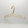 Space Saving Aluminum Hangers Aluminum Alloy Adult Clothes Hanging Dry And Wet Triangle Clothes Support Household Clothes Hangers Pants Hangers ( Color : Gold, Size : 42.5x19.5cm )
