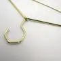 High Quality Hexagon Aluminum Hangers, Golden Aluminum alloy Heavy Duty Wire Clothes Hangers High Quality Hexagon Aluminum Hangers, Golden Aluminum alloy Heavy Duty Wire Clothes Hangers