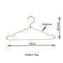 High Quality Hexagon Aluminum Hangers,  Golden Aluminum alloy Heavy Duty Wire Clothes Hangers