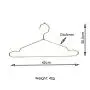 High Quality Hexagon Aluminum Hangers, Golden Aluminum alloy Heavy Duty Wire Clothes Hangers High Quality Hexagon Aluminum Hangers, Golden Aluminum alloy Heavy Duty Wire Clothes Hangers