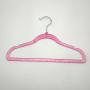 Plastic Hangers Light-Weight Clothes Hangers with silver sparkle star pink for kid