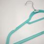 Plastic Hangers Light-Weight Clothes Hangers with skyblue for adult