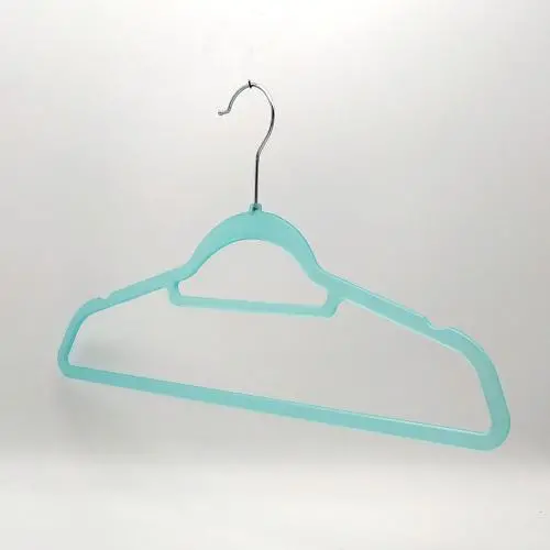 Plastic Hangers Light-Weight Clothes Hangers with skyblue for adult Plastic Hangers Light-Weight Clothes Hangers with skyblue for adult
