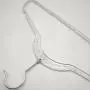 Plastic Hangers Light-Weight Clothes Hangers with silver sparkle star transparent base for adult Plastic Hangers Light-Weight Clothes Hangers with silver sparkle star transparent base for adult