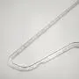 Plastic Hangers Light-Weight Clothes Hangers with silver sparkle star transparent base for adult Plastic Hangers Light-Weight Clothes Hangers with silver sparkle star transparent base for adult