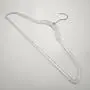 Plastic Hangers Light-Weight Clothes Hangers with silver sparkle star transparent base for adult Plastic Hangers Light-Weight Clothes Hangers with silver sparkle star transparent base for adult