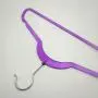 Plastic Hangers Light-Weight Clothes Hangers with silver sparkle star purple base for adult Plastic Hangers Light-Weight Clothes Hangers with silver sparkle star purple base for adult